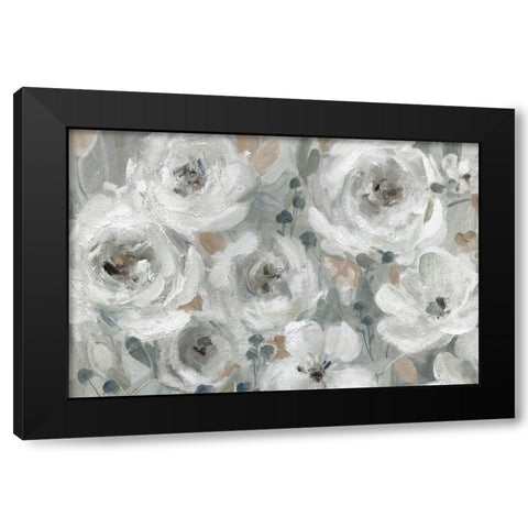 Neutral Symphony Black Modern Wood Framed Art Print by Robinson, Carol