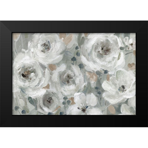 Neutral Symphony Black Modern Wood Framed Art Print by Robinson, Carol