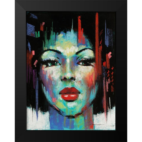 Pop Pastel I Black Modern Wood Framed Art Print by Orme, E. Anthony