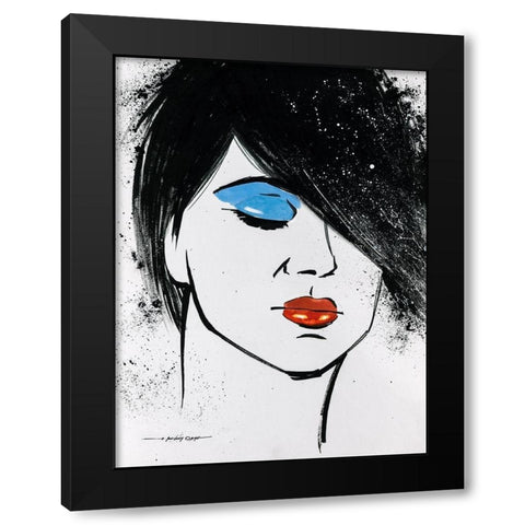 Sketch Pop I Black Modern Wood Framed Art Print by Orme, E. Anthony