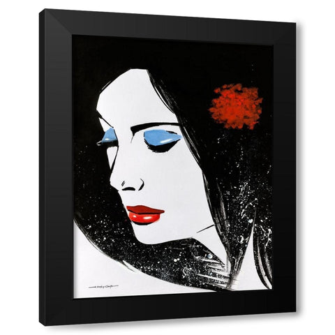 Sketchy Pop III Black Modern Wood Framed Art Print by Orme, E. Anthony