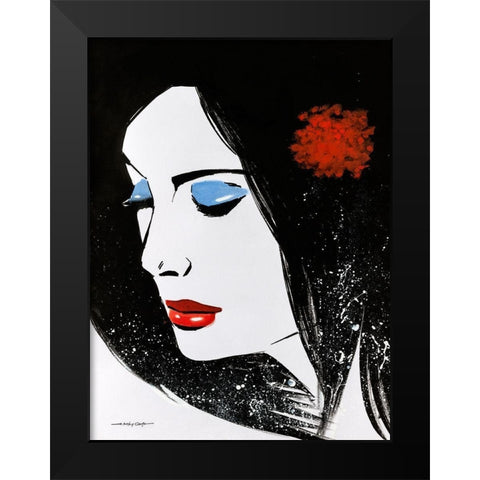 Sketchy Pop III Black Modern Wood Framed Art Print by Orme, E. Anthony