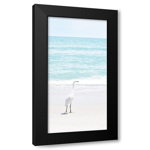 Summer Egret I Black Modern Wood Framed Art Print with Double Matting by Carpentieri, Natalie
