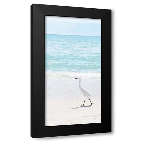 Summer Egret II Black Modern Wood Framed Art Print with Double Matting by Carpentieri, Natalie