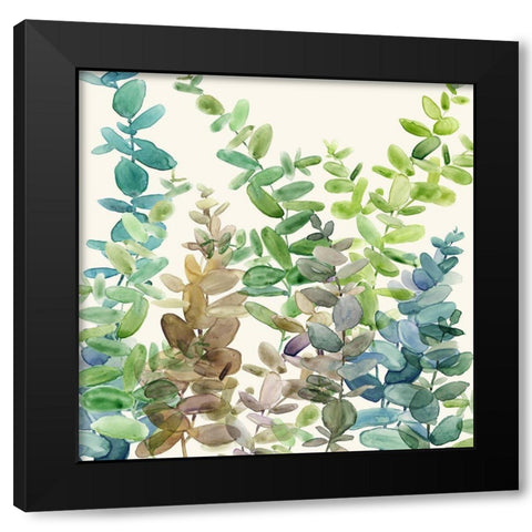 Eucalyptus Grove Black Modern Wood Framed Art Print by Robinson, Carol