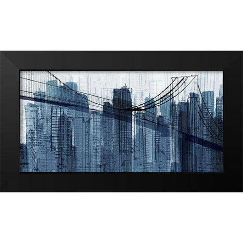 The Other Side Black Modern Wood Framed Art Print by Jill, Susan