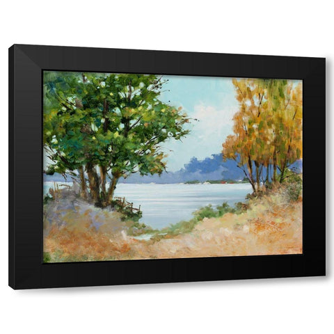 Fall Day Black Modern Wood Framed Art Print with Double Matting by Orme, E. Anthony
