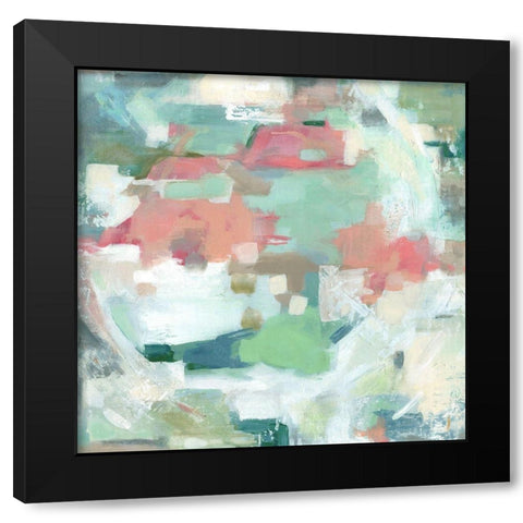 Island Harmony Black Modern Wood Framed Art Print by Robinson, Carol