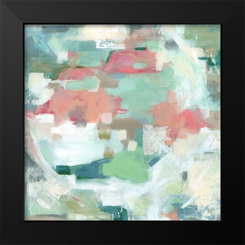 Island Harmony Black Modern Wood Framed Art Print by Robinson, Carol