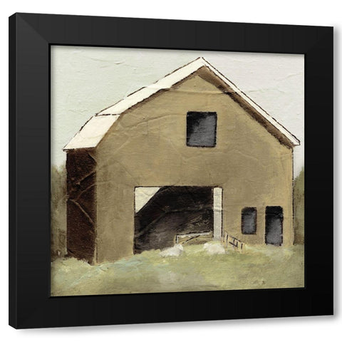 On the Farm III Black Modern Wood Framed Art Print by Combs, Joyce