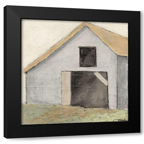 On the Farm IV Black Modern Wood Framed Art Print by Combs, Joyce
