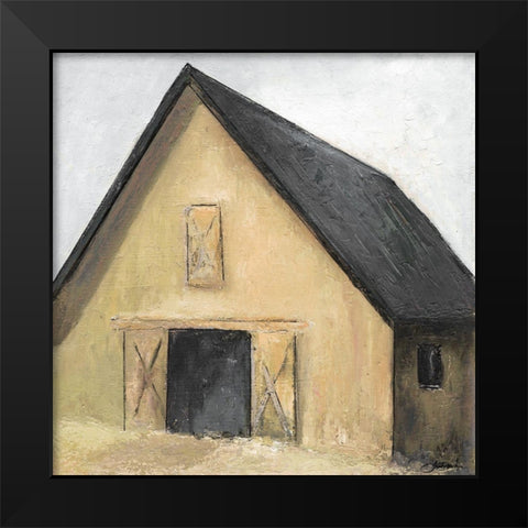 On the Farm V Black Modern Wood Framed Art Print by Combs, Joyce