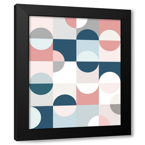 Modern Reflection Black Modern Wood Framed Art Print by Carpentieri, Natalie