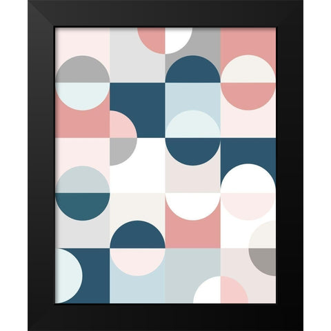 Modern Reflection Black Modern Wood Framed Art Print by Carpentieri, Natalie