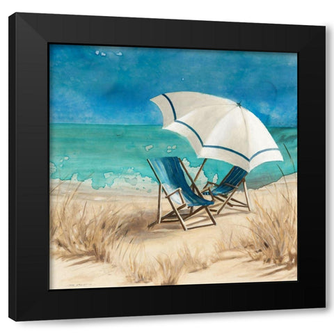 Delray Beach II Black Modern Wood Framed Art Print by Robinson, Carol