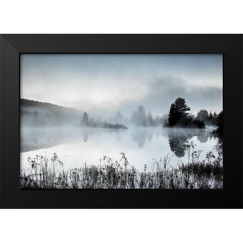 Streeter Pond Black Modern Wood Framed Art Print by Garber, Howie