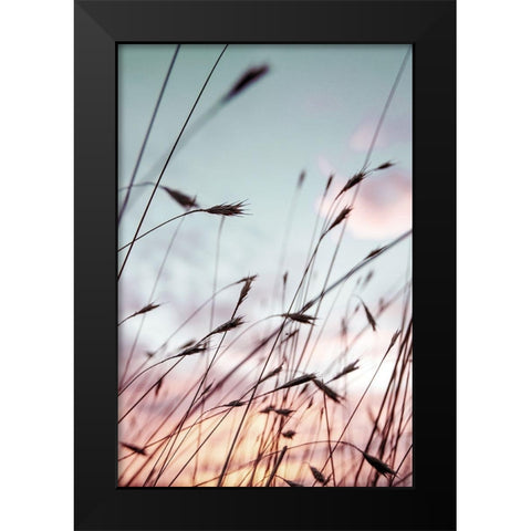 Falls Park Sunset Black Modern Wood Framed Art Print by Berhherm, Brent