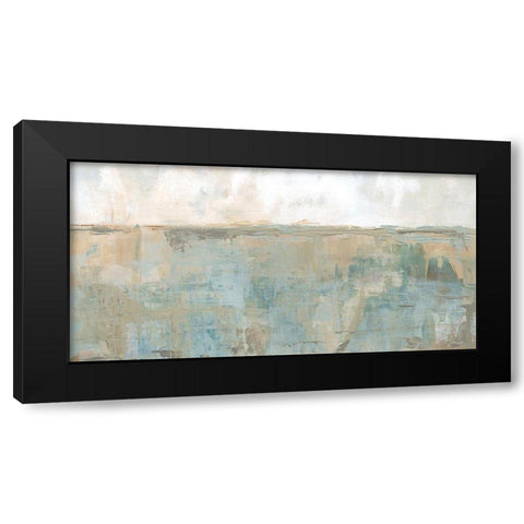 Distant Fields Black Modern Wood Framed Art Print by Robinson, Carol