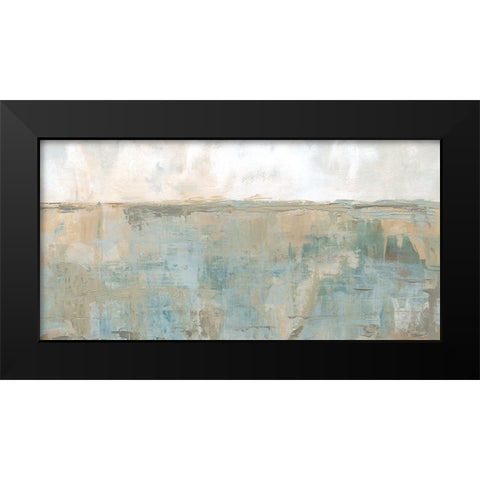 Distant Fields Black Modern Wood Framed Art Print by Robinson, Carol
