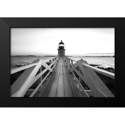 Marshall Point Black Modern Wood Framed Art Print by Tharp, Brenda