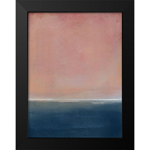 Sunset Black Modern Wood Framed Art Print by Robinson, Carol