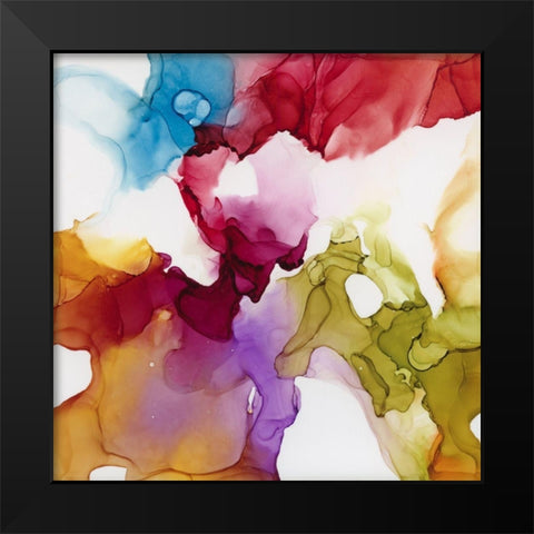 Spectrum Colors I Black Modern Wood Framed Art Print by Robinson, Carol