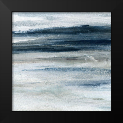 Ocean Currents III Black Modern Wood Framed Art Print by Robinson, Carol