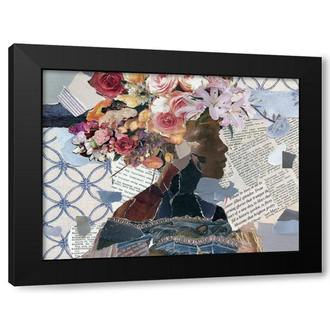 Contemplation I Black Modern Wood Framed Art Print with Double Matting by Robinson, Carol