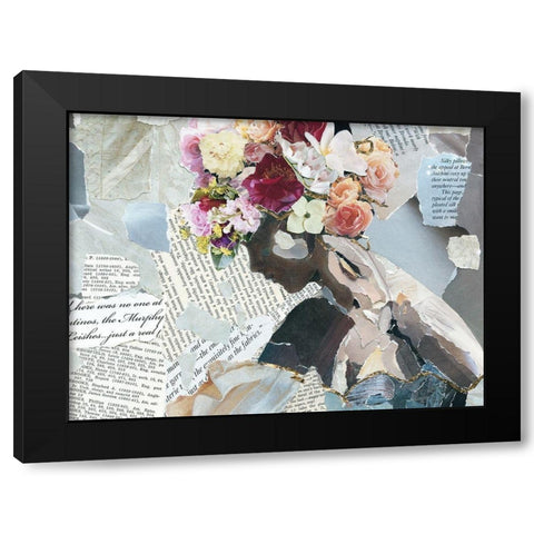 Contemplation II Black Modern Wood Framed Art Print with Double Matting by Robinson, Carol