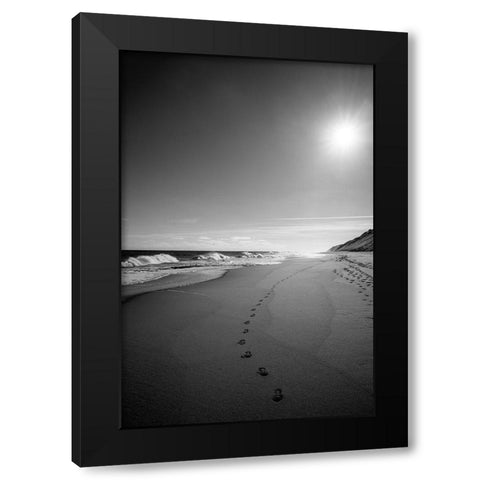 Heading East Black Modern Wood Framed Art Print with Double Matting by Foulke, Doug