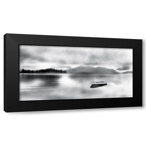 Mystic Moment Black Modern Wood Framed Art Print by Weisz, Irene