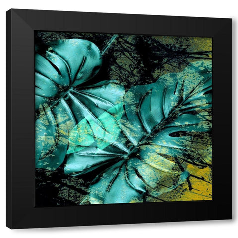 South Beach II Black Modern Wood Framed Art Print with Double Matting by Jill, Susan