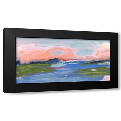 Kattskill Bay Black Modern Wood Framed Art Print with Double Matting by Jill, Susan