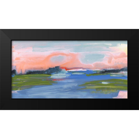 Kattskill Bay Black Modern Wood Framed Art Print by Jill, Susan