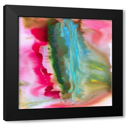 Spring Wood I Black Modern Wood Framed Art Print with Double Matting by Jill, Susan