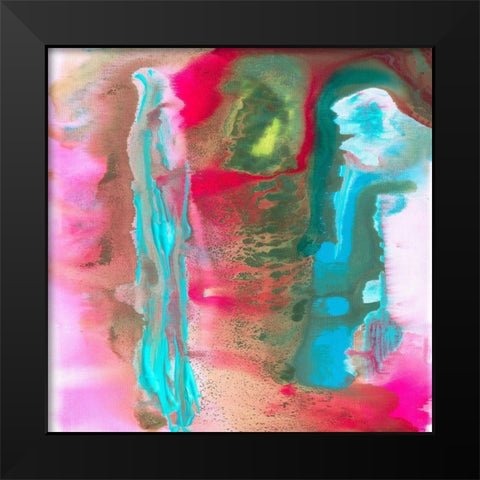 Spring Wood II Black Modern Wood Framed Art Print by Jill, Susan