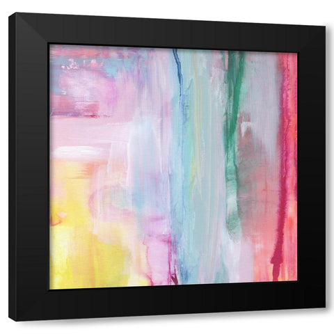 Rainbows Edge II Black Modern Wood Framed Art Print by Jill, Susan
