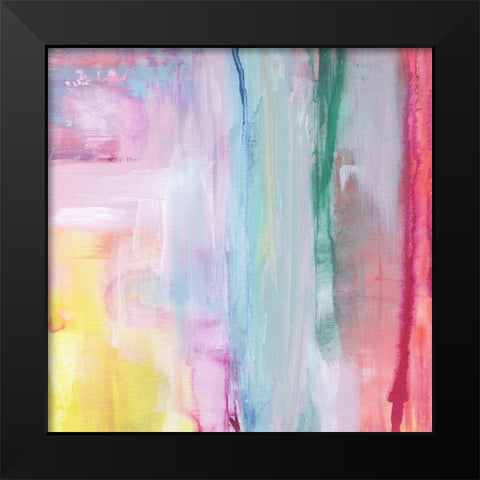 Rainbows Edge II Black Modern Wood Framed Art Print by Jill, Susan