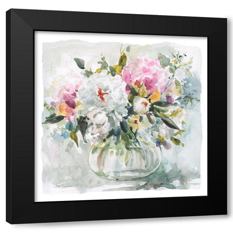 Casual Arrangement I Black Modern Wood Framed Art Print with Double Matting by Robinson, Carol