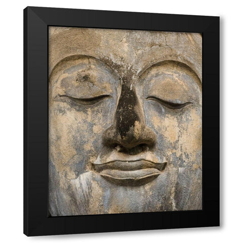 Serene Buddha Black Modern Wood Framed Art Print by Wright, Alison
