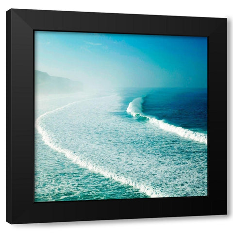 Morocco Coast Black Modern Wood Framed Art Print with Double Matting by Bibikow, Walter
