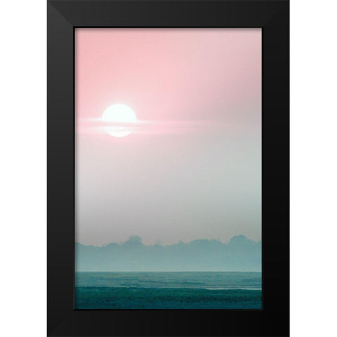 Mekong River Sunset Black Modern Wood Framed Art Print by Sturdevant, Jay
