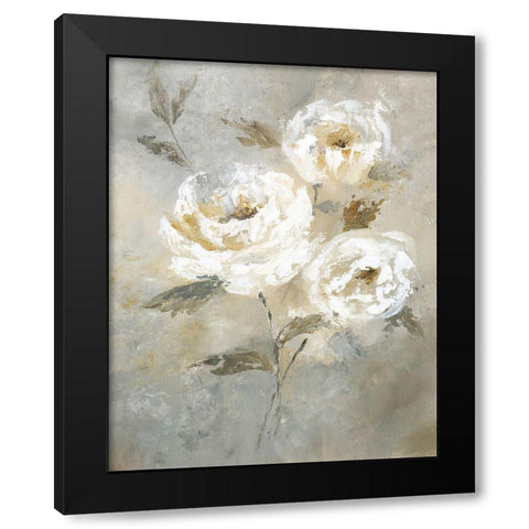 Soft and Bold II Black Modern Wood Framed Art Print with Double Matting by Nan