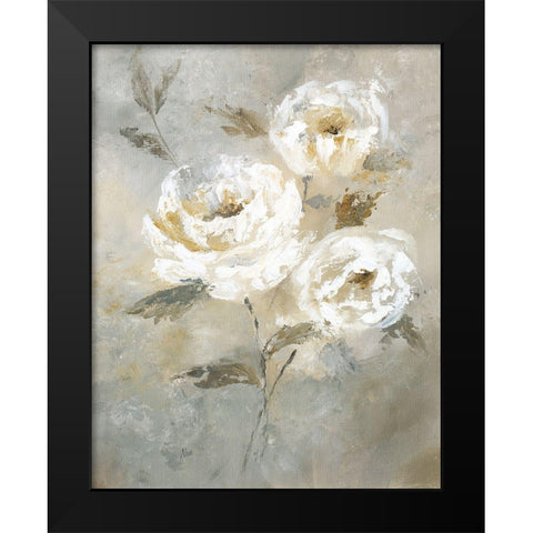 Soft and Bold II Black Modern Wood Framed Art Print by Nan