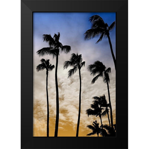 Evenings Edge II Black Modern Wood Framed Art Print by Carpentieri, Natalie