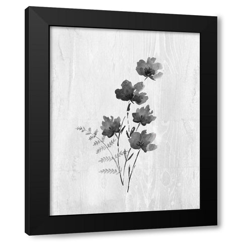 Neutral Meadow IV Black Modern Wood Framed Art Print by Knutsen, Conrad