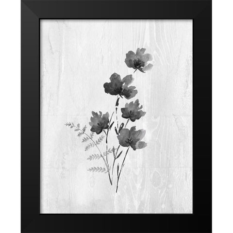 Neutral Meadow IV Black Modern Wood Framed Art Print by Knutsen, Conrad