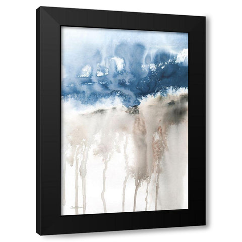 Windy Cliff I Black Modern Wood Framed Art Print by Robinson, Carol