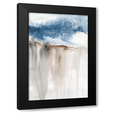 Windy Cliff II Black Modern Wood Framed Art Print by Robinson, Carol