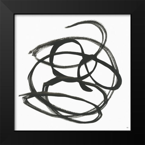 Along the Path I Black Modern Wood Framed Art Print by Jill, Susan